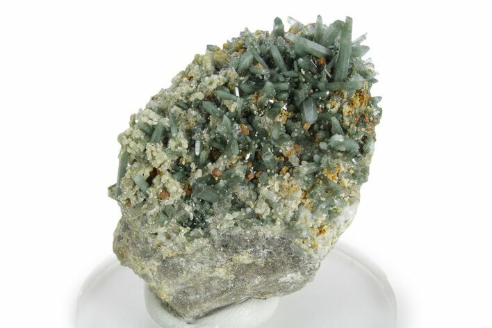 Chlorite Included Quartz Crystals with Pyrite - Peru #347808